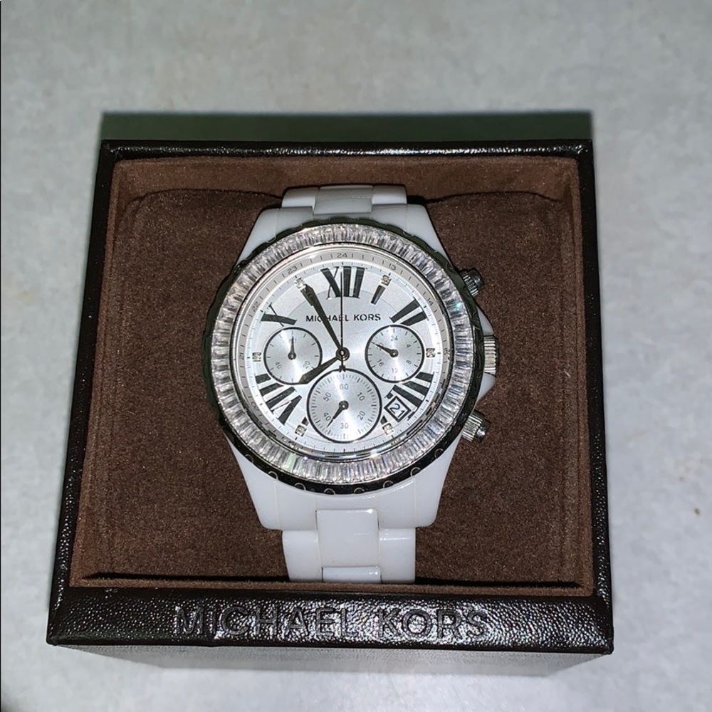 Michael Kors Multifunction Ceramic Watch